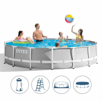 Intex bazen Prism Frame sa metalnom konstrukcijom 457x107 cm