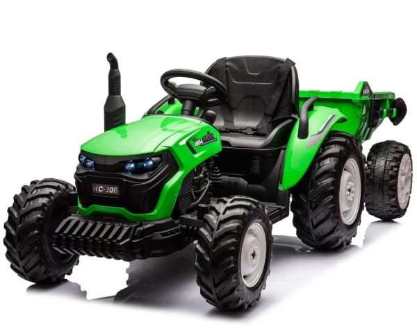 Dečiji električni traktor sa prikolicom